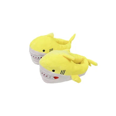 Interesting Funny Shark Slippers For Girls Faux Fur Slides Unisex Women Crazzy Slippers Winter Spring Shoes Female 2023 New