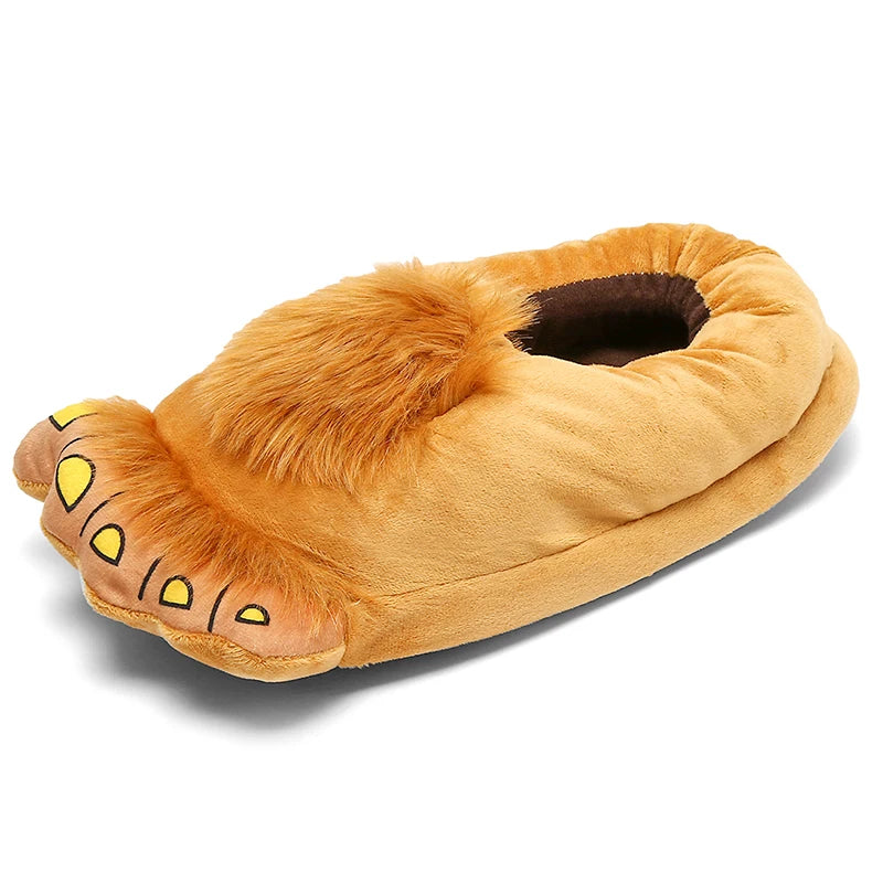 Indoor Slippers Warm Winter Home Fluffy New Fashion Men Women Bread Demon Soft Plush Shoes Unisex Cute Funny Christmas Gift