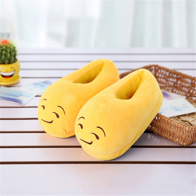 Indoor Slippers Warm Winter Home Fluffy New Fashion Men Women Bread Demon Soft Plush Shoes Unisex Cute Funny Christmas Gift