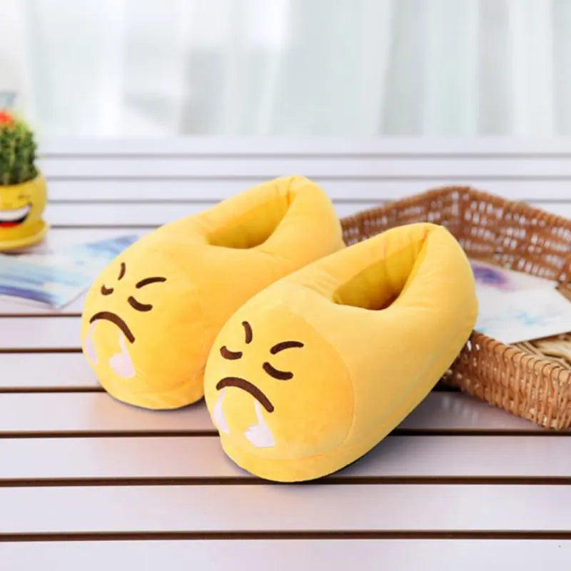 Indoor Slippers Warm Winter Home Fluffy New Fashion Men Women Bread Demon Soft Plush Shoes Unisex Cute Funny Christmas Gift