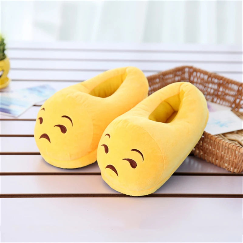 Indoor Slippers Warm Winter Home Fluffy New Fashion Men Women Bread Demon Soft Plush Shoes Unisex Cute Funny Christmas Gift