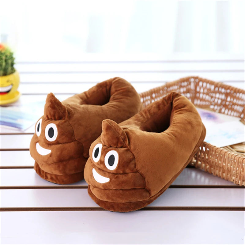 Indoor Slippers Warm Winter Home Fluffy New Fashion Men Women Bread Demon Soft Plush Shoes Unisex Cute Funny Christmas Gift