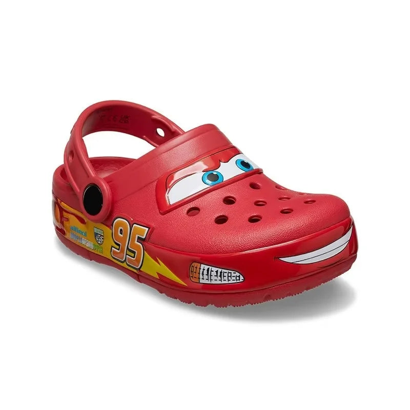 Lightning Mcqueen Pixar Flashing Light Outdoor Beach Slippers Cute Cartoon Anime Pool Anti Slip No95 Cars Slippers