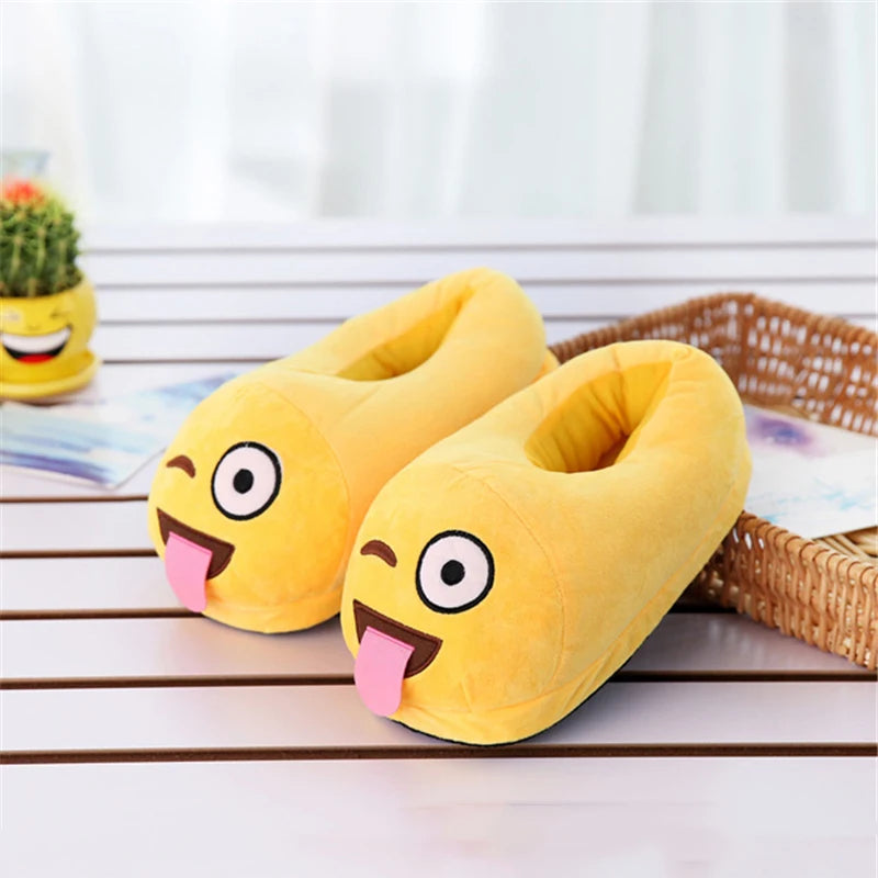 Indoor Slippers Warm Winter Home Fluffy New Fashion Men Women Bread Demon Soft Plush Shoes Unisex Cute Funny Christmas Gift