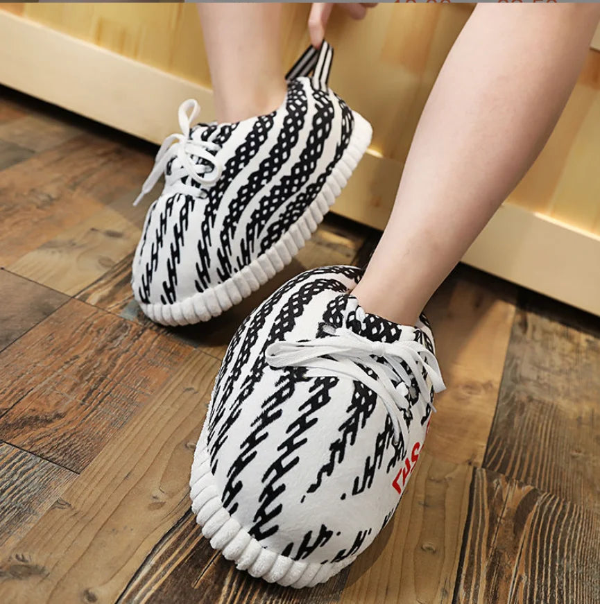 UNISEX SLIDES TRAINER SLIPPERS WINTER INDOOR SLIPPERS