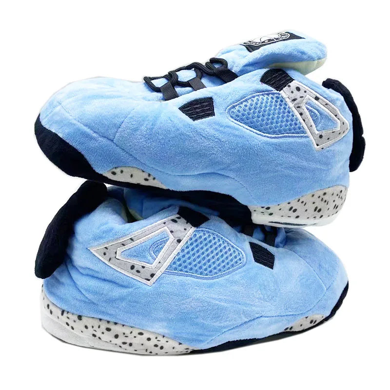 Unisex Winter Warm Sneakers Woman Home Slippers Women/Men One Size Fit 35-44 House Floor Shoes Big Size Ladies Slippers